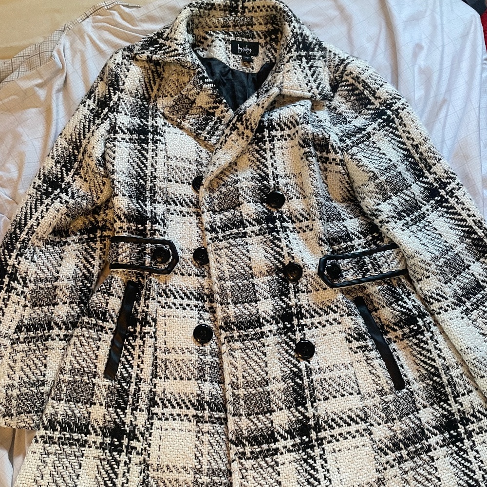 By & By black and white coat